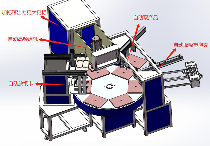 全自動(dòng)吸塑成型高周波焊接一體機(jī)圖紙 全自動(dòng)吸塑成型高周波焊接一體機(jī)圖紙